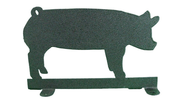 Mailbox Topper - Pig - Laser Cut Metal - The Branded Barn