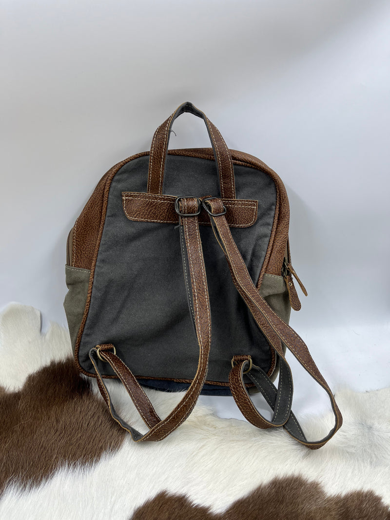 Western top style backpack