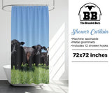 Cattle Herd Cow Shower Curtain Ranch Farm Home Decor - The Branded Barn