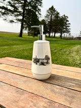 Antique Tractor Soap Dispenser Home Decor