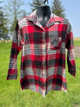 Lazy One Country Plaid Flannel Nightshirt - The Branded Barn