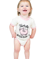 Lazy One Hogs and Kisses Infant Creeper Onesie - The Branded Barn