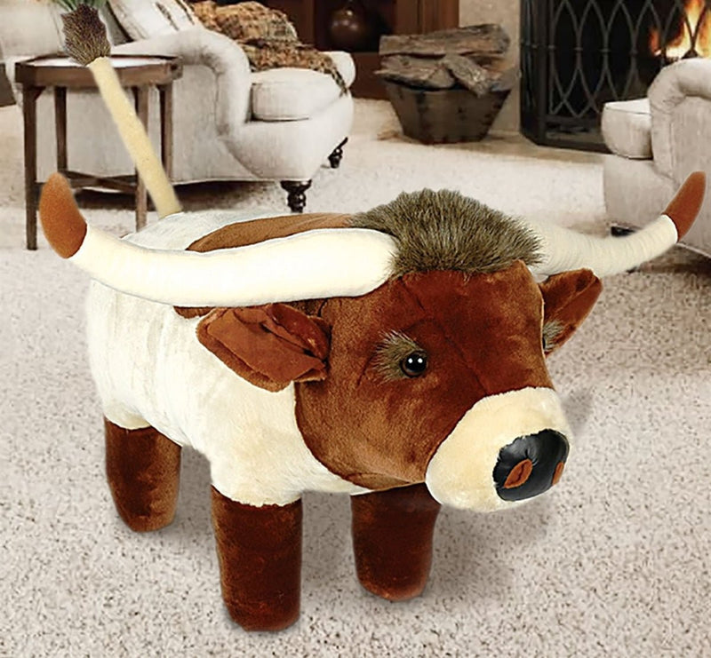 Longhorn Footstool - The Branded Barn