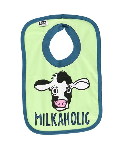 Milkaholic Cow Bib for Cow loving kids - The Branded Barn