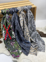 Paisley Silk Wild Rags - The Branded Barn