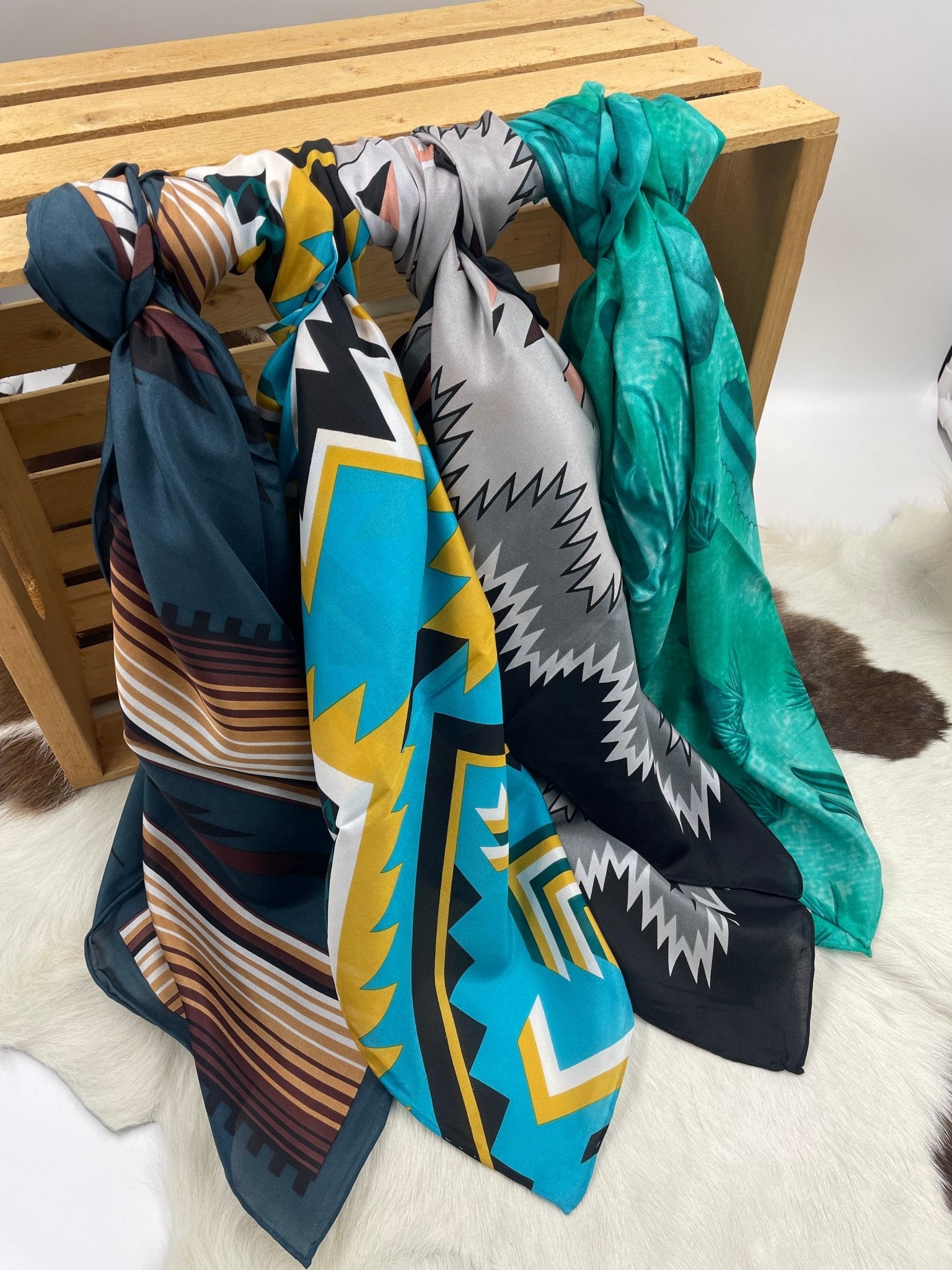 Silk Wild Rags Southwest Patterns – The Branded Barn