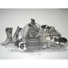 "Stockman's Gear" Cowboy Gear Border Collie Pups Bath Set