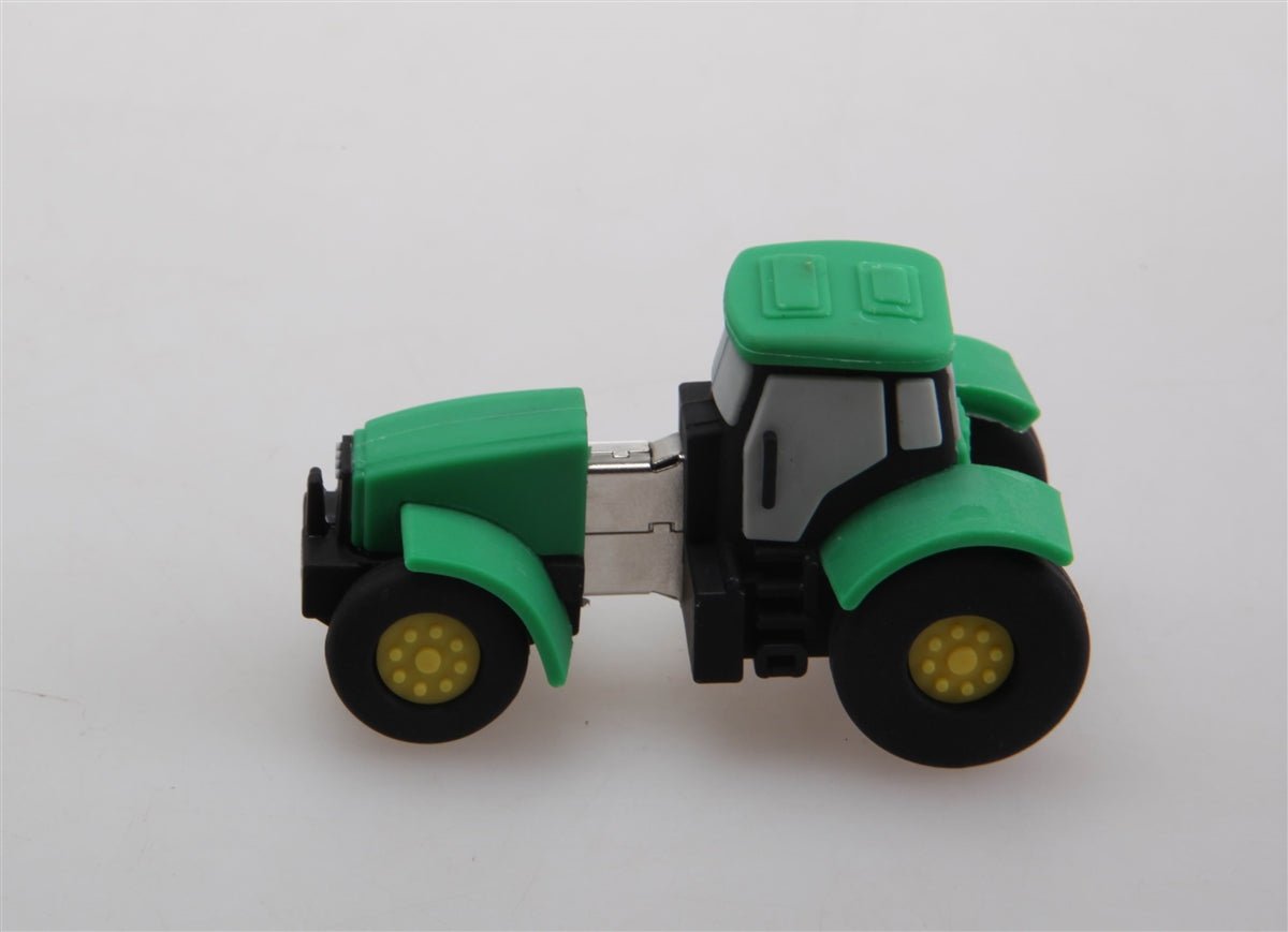 3D Green USB Tractor Flash Drive The Branded Barn