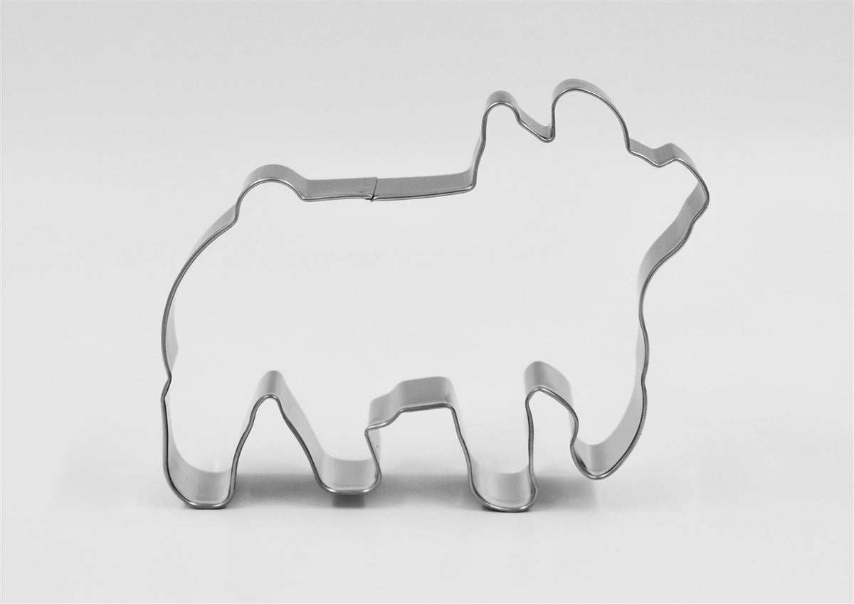 Show Pig Cookie Cutter | Livestock Cookie Cutter for 4-H, FFA, County Fair, Jackpot Shows | Stainless Steel Farm Animal Cutter