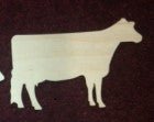 Wooden Cutouts - Large - Dairy Cow - The Branded Barn