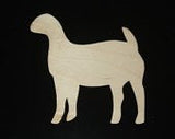 Wooden Cutouts - Small - Goat (pk. of 4) - The Branded Barn