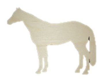 Wooden Cutouts - Small - Horse (pk. of 4) - The Branded Barn