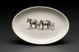 "Young and Restless" Horse Dinner Platter