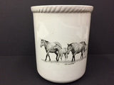 "Young and Restless" Horse Design Utensil Holder