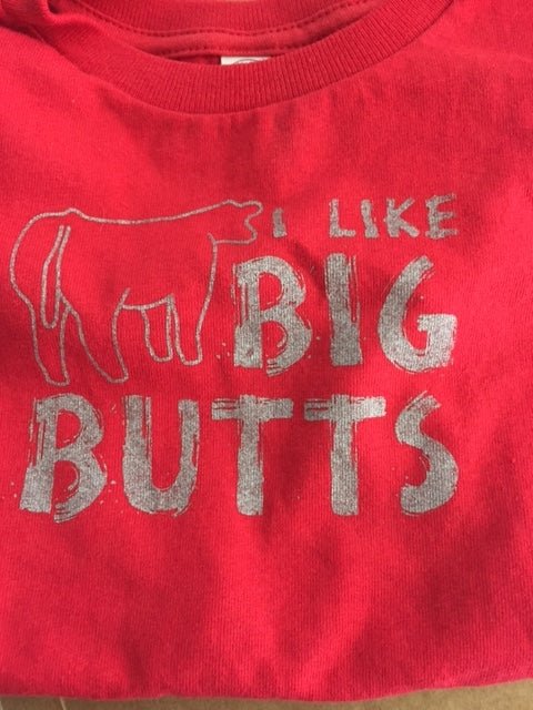 Youth Big Butt Steer T-shirt - The Branded Barn